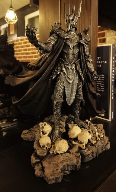 3D-gedruckte Figur von Sauron, Herr der Ringe