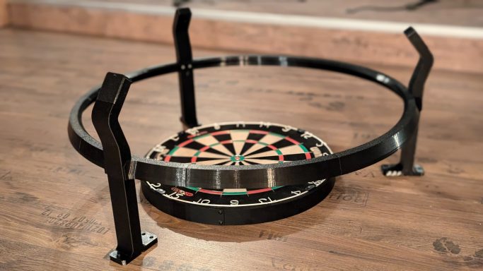 3D-gedruckter Dart Beleuchtungsring mit Kamerahalter Autodarts