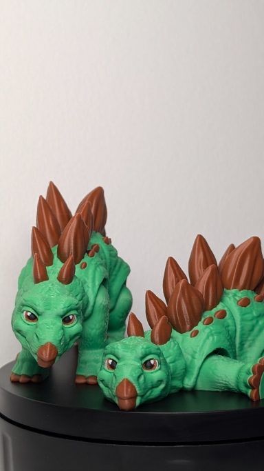 Bewegliche 3D-gedruckte Dinosaurier