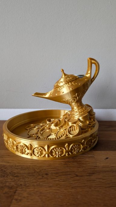 3D-gedruckte Aladdin Lampe, Räucherkegelhalter