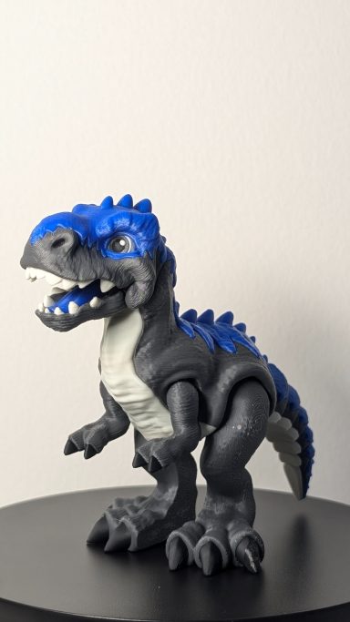 Bewegliche 3D-gedruckte Dinosaurier