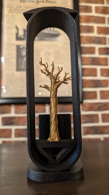 3D-gedruckter Headset-Halter im Fantasy-Design, inspiriert von Elden Ring