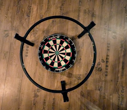 3D-gedruckter Dart Beleuchtungsring mit Kamerahalter Autodarts